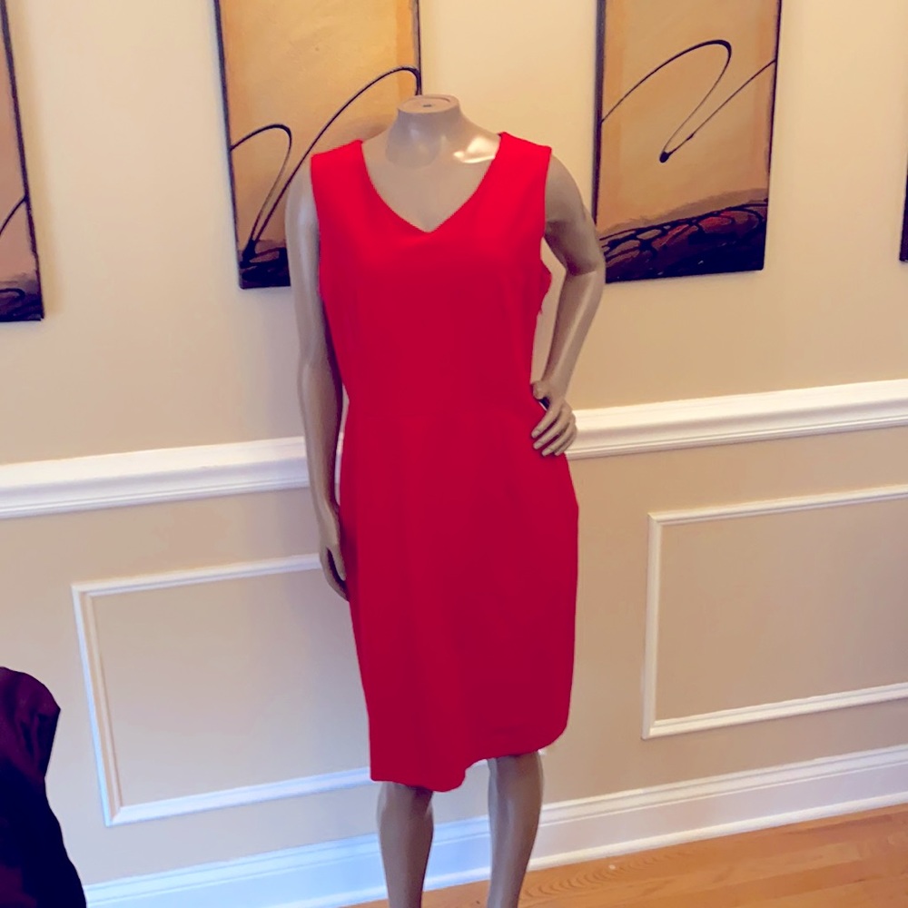 Talbots red size 8 dress